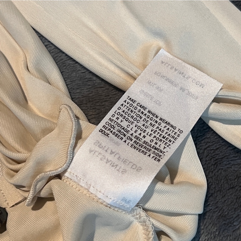 ALLSAINTS NWOT GISELE ROUCHED BODYCON ZIP DRESS - Picture 8 of 16